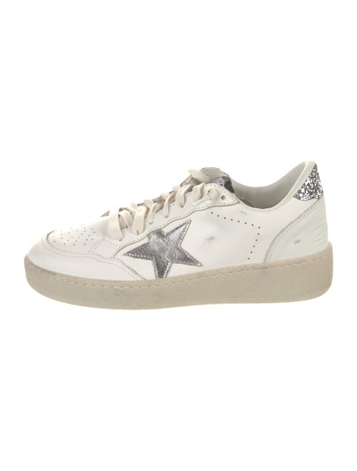Golden Goose Leather Distressed Accents Sneakers