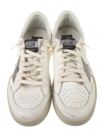 Golden Goose Leather Distressed Accents Sneakers