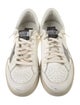 Golden Goose Leather Distressed Accents Sneakers