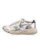 Golden Goose Leather Colorblock Pattern Sneakers