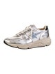 Golden Goose Leather Colorblock Pattern Sneakers