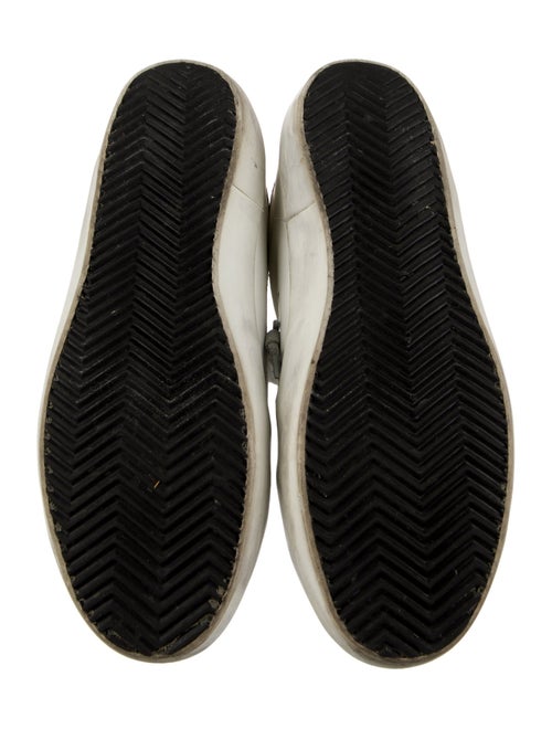 Golden Goose Leather Animal Print Sneakers