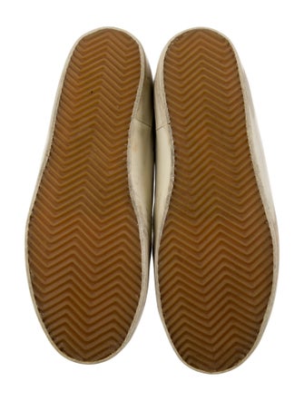 Golden Goose Leather Printed Sneakers