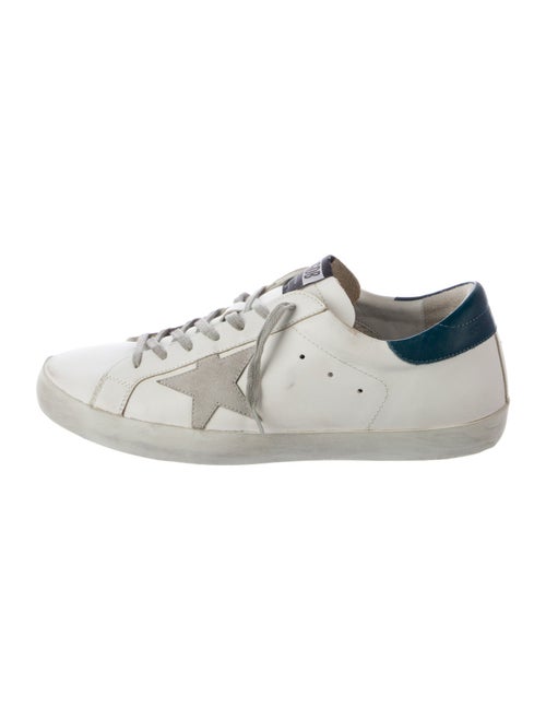 Golden Goose Leather Distressed Accents Sneakers