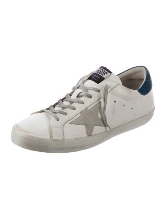 Golden Goose Leather Distressed Accents Sneakers