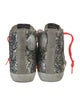 Golden Goose Glitter Printed Sneakers