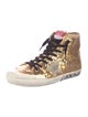 Golden Goose Sequins Printed Sneakers