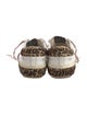 Golden Goose Leather Animal Print Sneakers