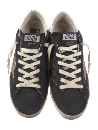 Golden Goose Canvas Printed Sneakers