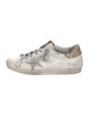 Golden Goose Leather Colorblock Pattern Sneakers