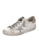 Golden Goose Leather Colorblock Pattern Sneakers