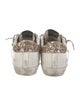 Golden Goose Leather Colorblock Pattern Sneakers