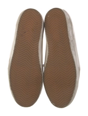 Golden Goose Leather Colorblock Pattern Sneakers