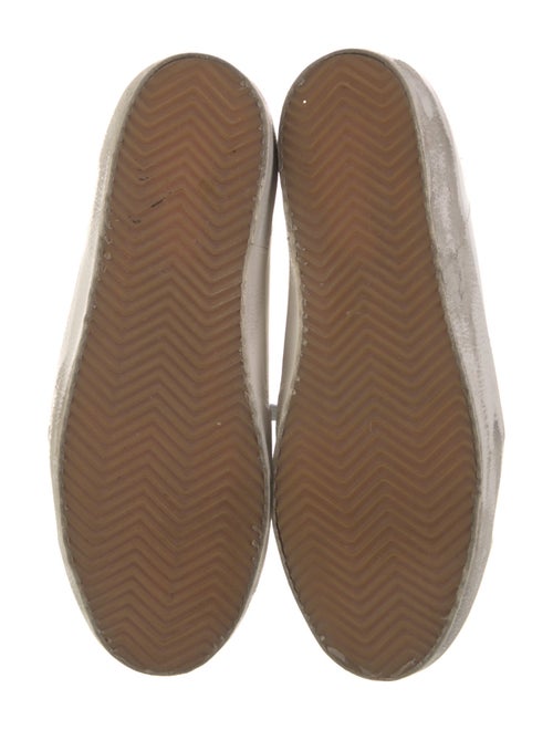 Golden Goose Leather Colorblock Pattern Sneakers