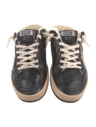 Golden Goose Leather Printed Mules