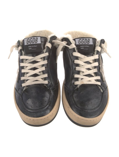 Golden Goose Leather Printed Mules