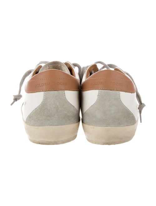 Golden Goose Leather Printed Sneakers