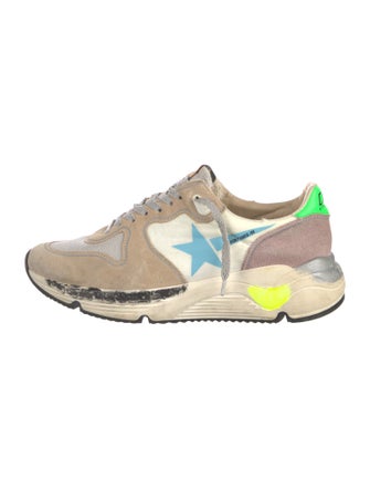 Golden Goose Suede Printed Sneakers
