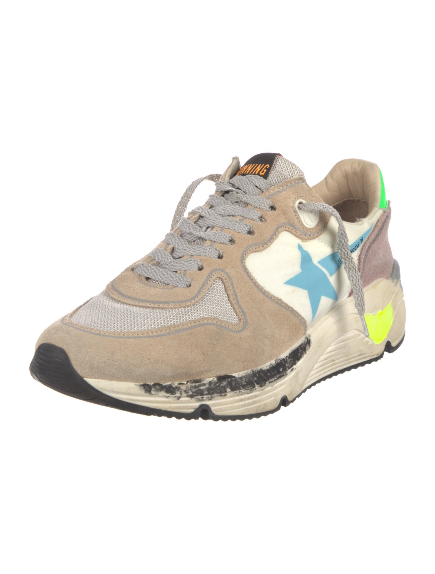 Golden Goose Suede Printed Sneakers