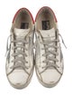 Golden Goose Leather Printed Sneakers