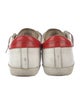 Golden Goose Leather Printed Sneakers