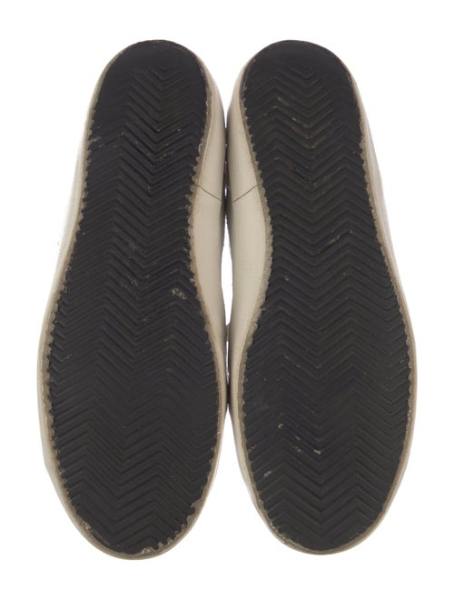 Golden Goose Leather Printed Sneakers