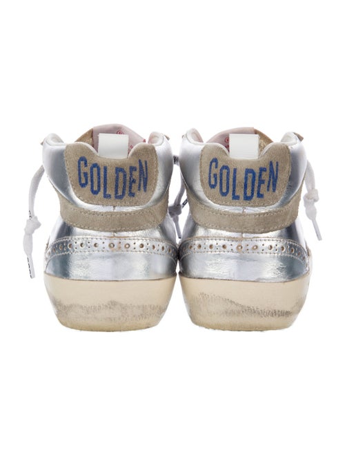 Golden Goose Leather Printed Sneakers