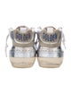 Golden Goose Leather Printed Sneakers