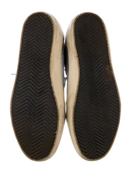 Golden Goose Leather Printed Sneakers