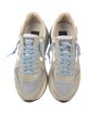 Golden Goose Suede Colorblock Pattern Athletic Sneakers