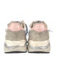 Golden Goose Suede Colorblock Pattern Athletic Sneakers