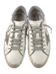 Golden Goose Leather Printed Sneakers