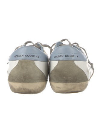 Golden Goose Leather Printed Sneakers