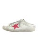 Golden Goose Leather Glitter Accents Sneakers