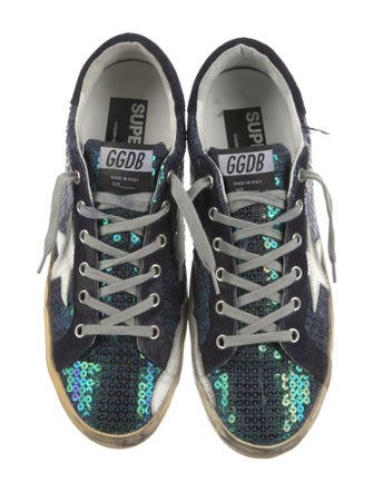Golden Goose Sequins Printed Sneakers