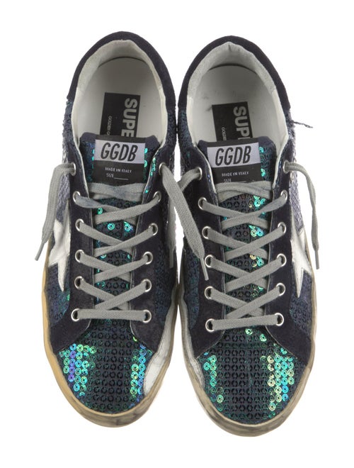 Golden Goose Sequins Printed Sneakers