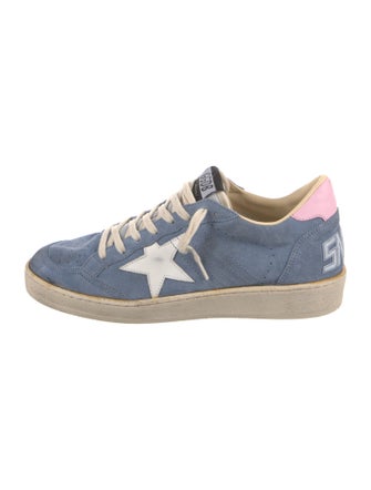 Golden Goose Suede Distressed Accents Sneakers