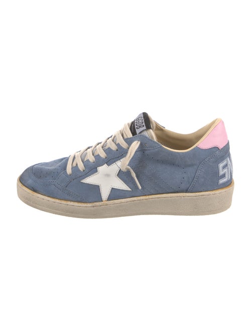 Golden Goose Suede Distressed Accents Sneakers