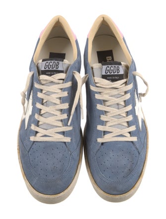 Golden Goose Suede Distressed Accents Sneakers