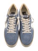 Golden Goose Suede Distressed Accents Sneakers