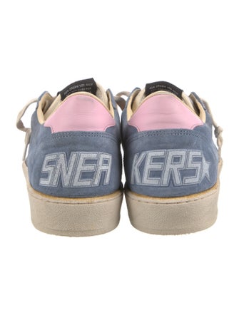 Golden Goose Suede Distressed Accents Sneakers