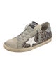 Golden Goose Suede Animal Print Sneakers