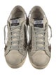 Golden Goose Suede Animal Print Sneakers