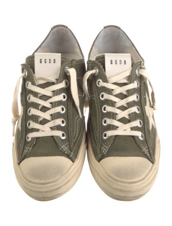 Golden Goose Suede Distressed Accents Sneakers