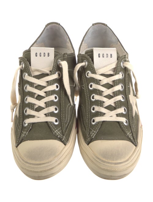 Golden Goose Suede Distressed Accents Sneakers
