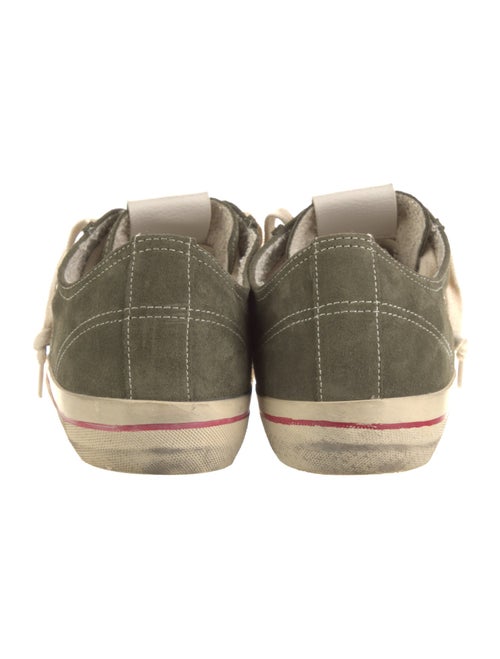 Golden Goose Suede Distressed Accents Sneakers