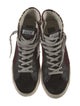 Golden Goose Suede Animal Print Sneakers