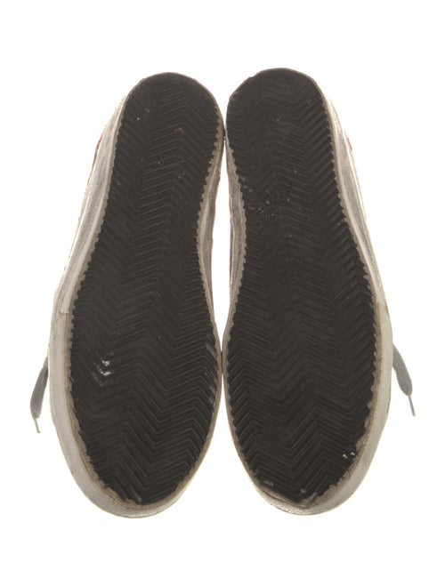 Golden Goose Suede Animal Print Sneakers