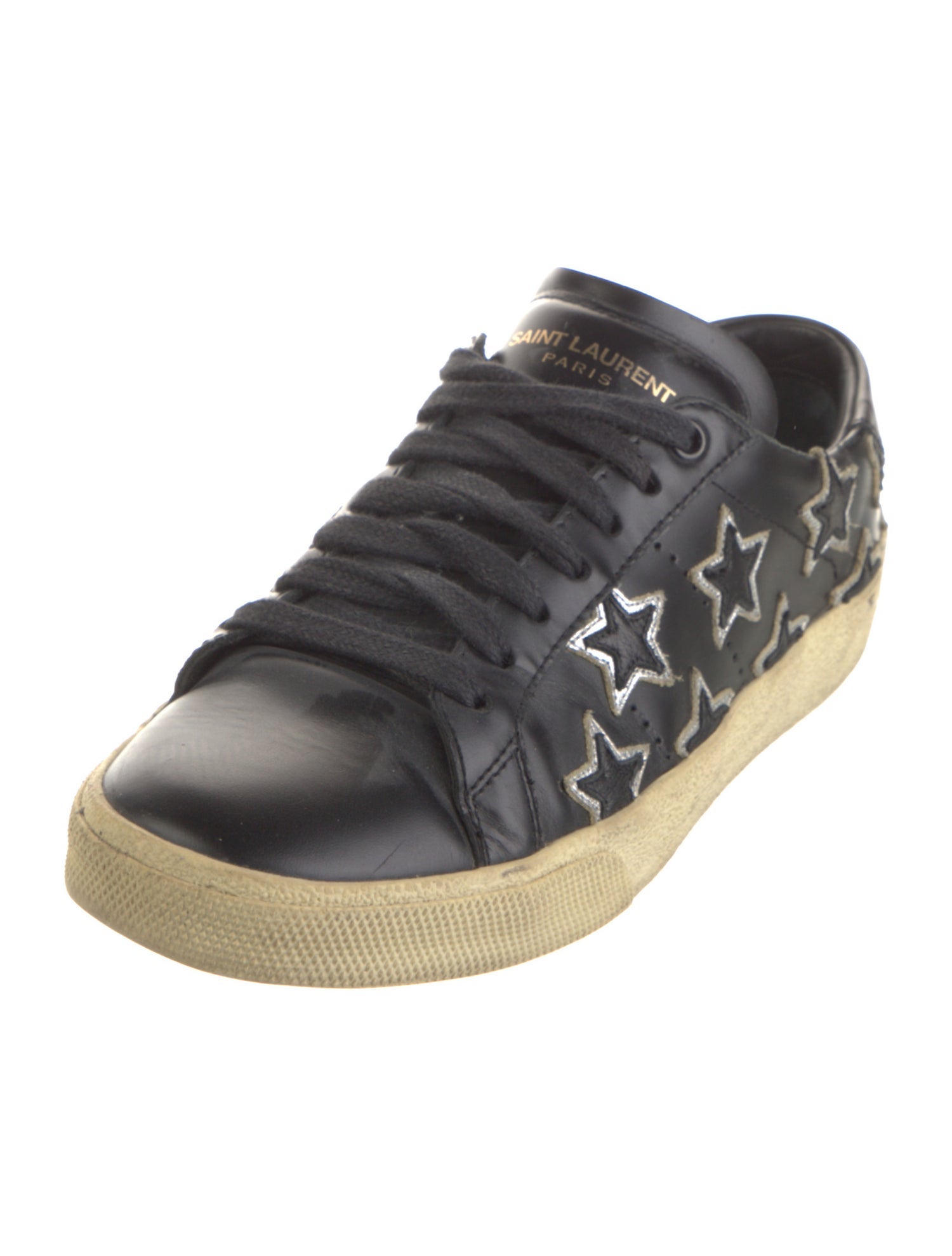 Saint Laurent Leather Sneakers