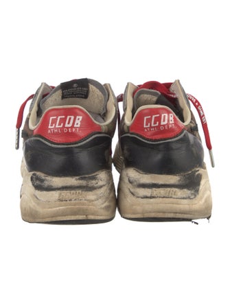 Golden Goose Suede Printed Sneakers